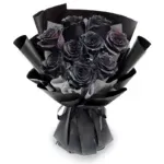Букет из 9 черных роз Премиум
